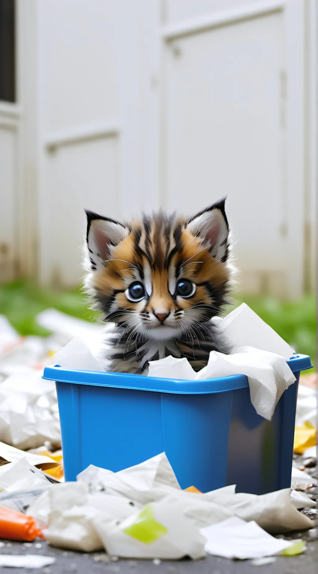 ai character: Cat background