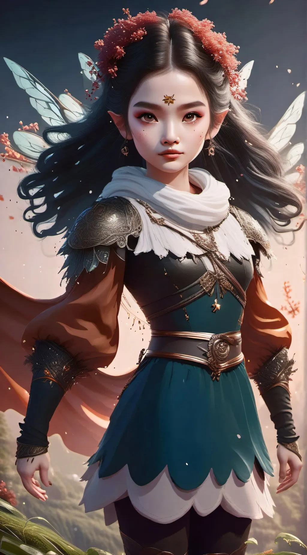 ai character: serenity  background