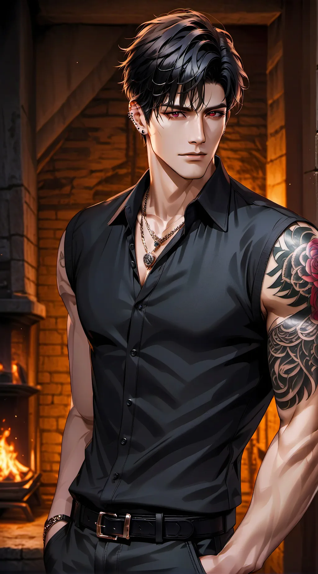 ai character: Aaron Maers background