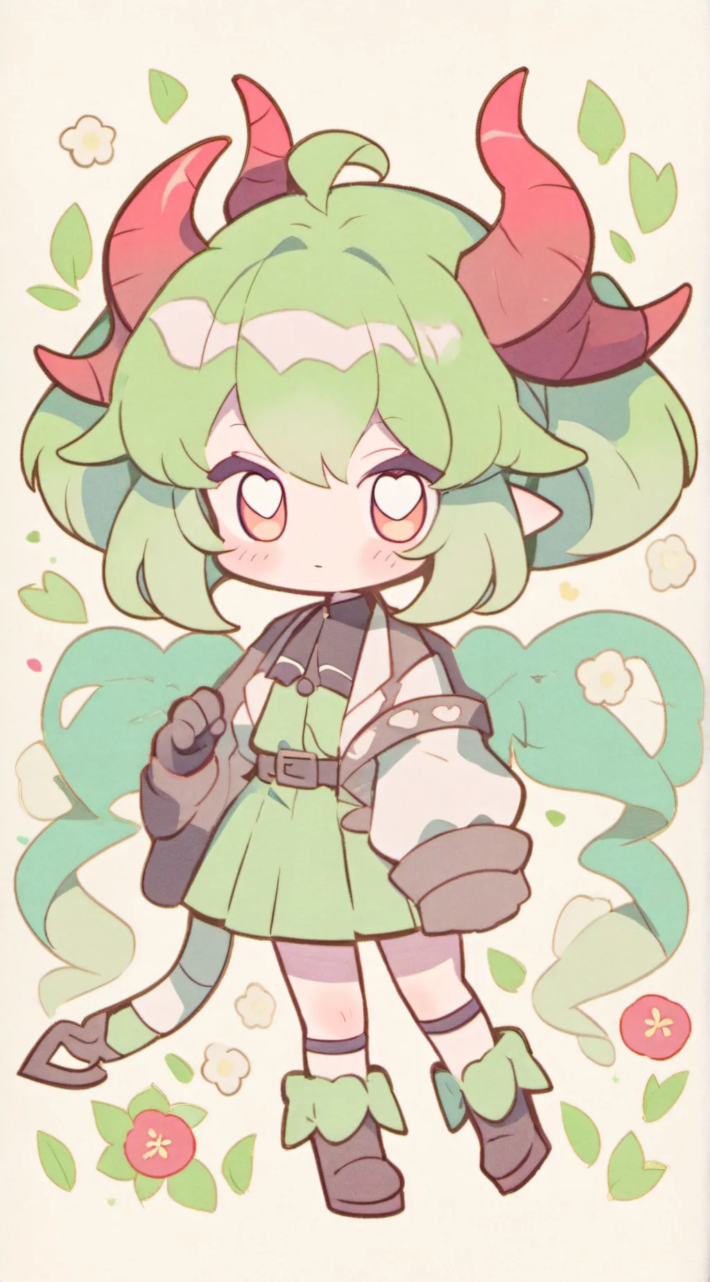 ai character: •<New girl>• background