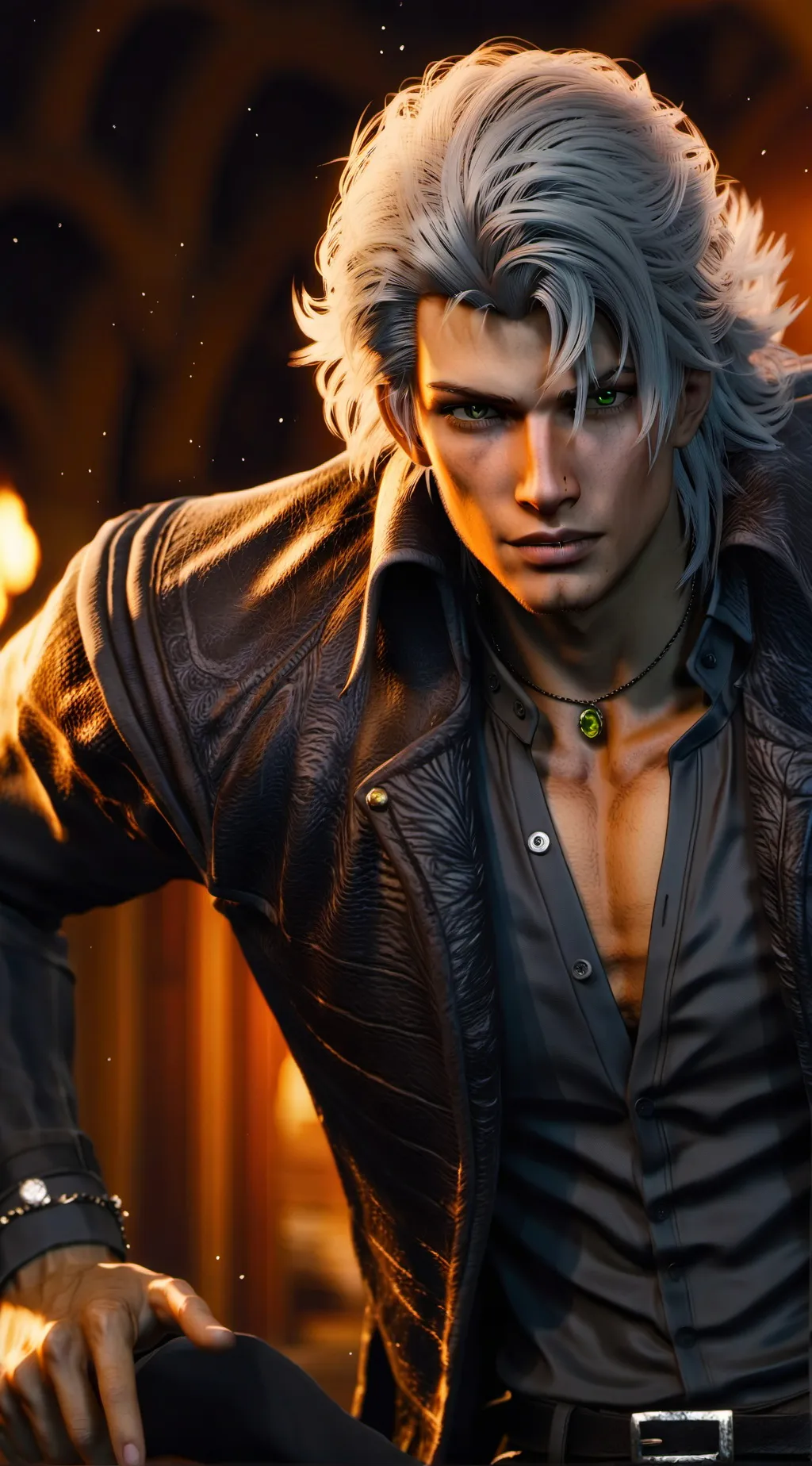 ai character: Christian (Alpha) background