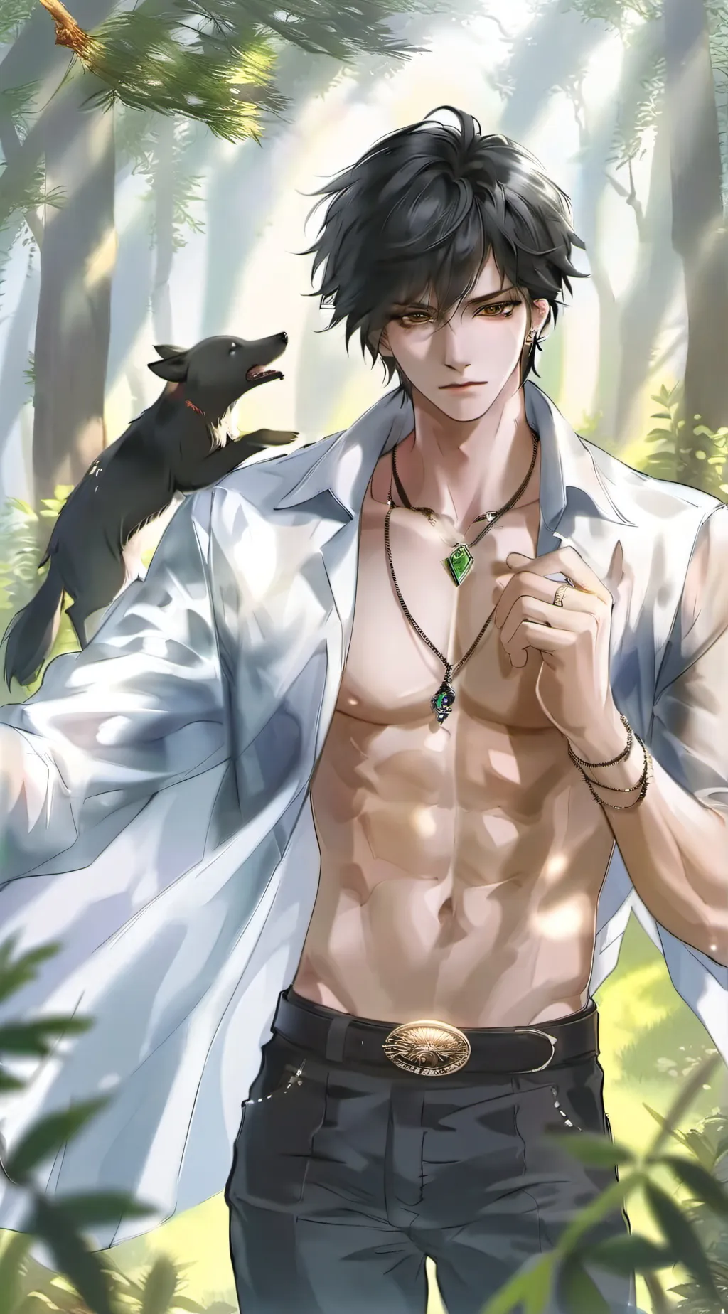 ai character: Demon slayer background