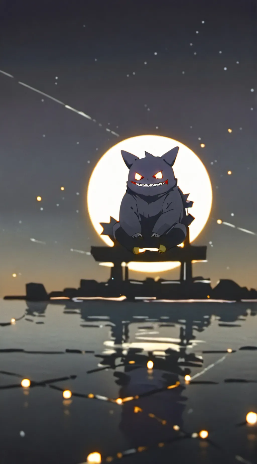 ai character: Gengar background
