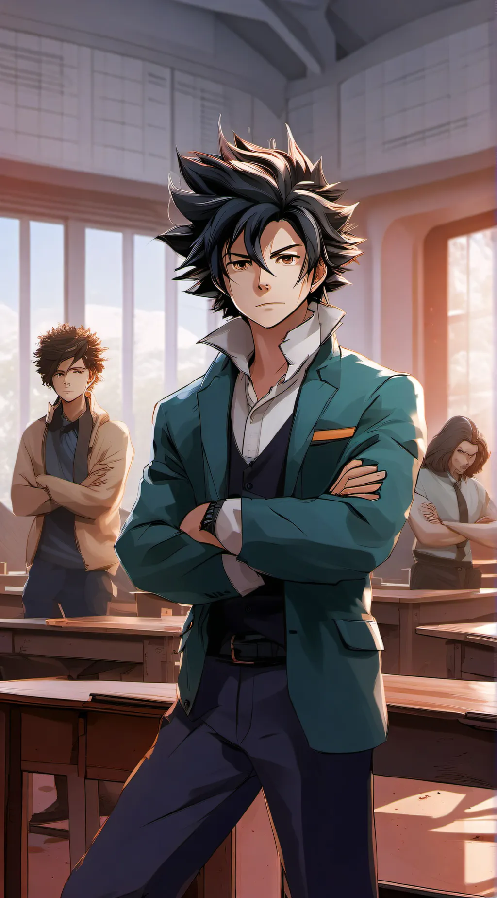 ai character: mha background