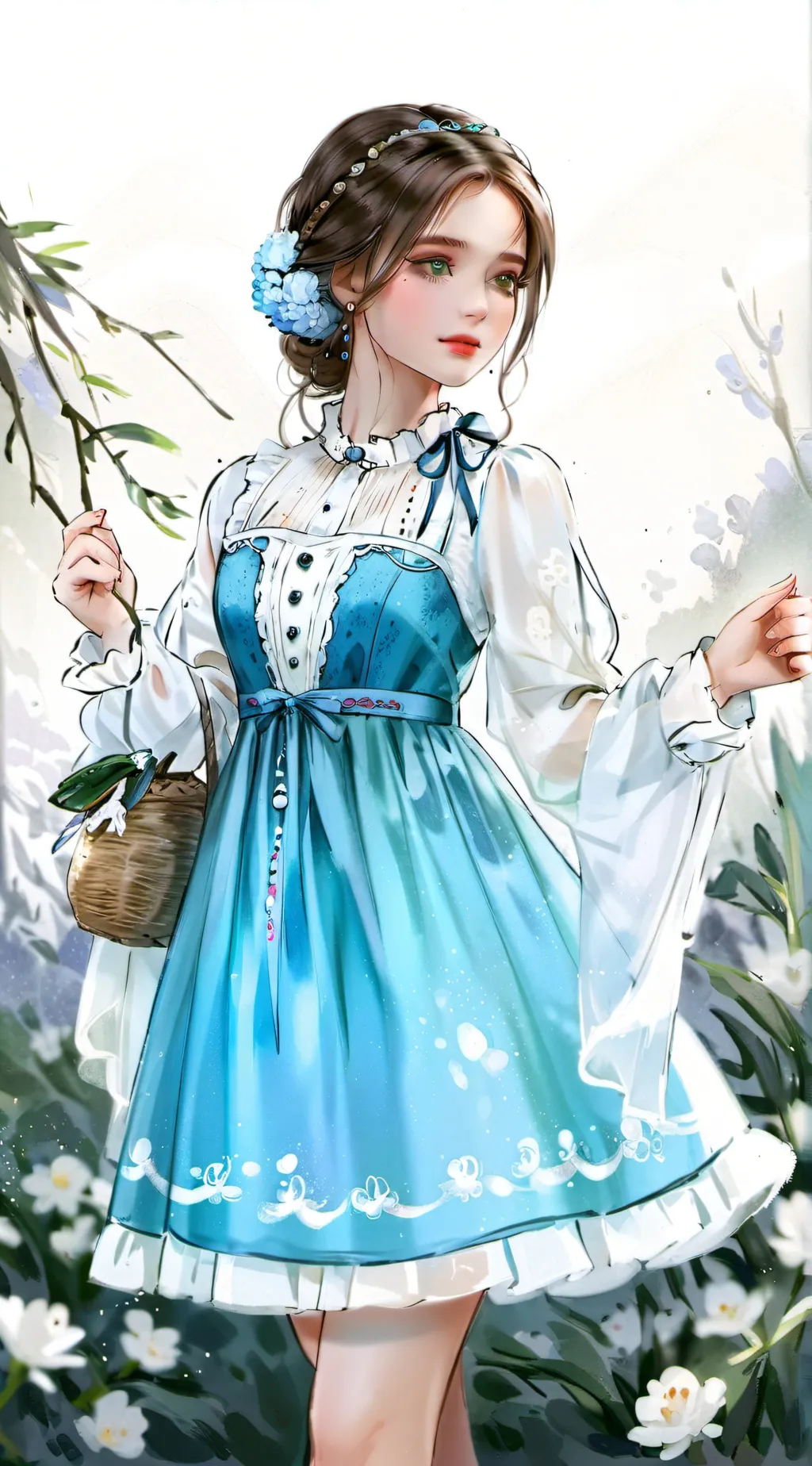 ai character: Lily background