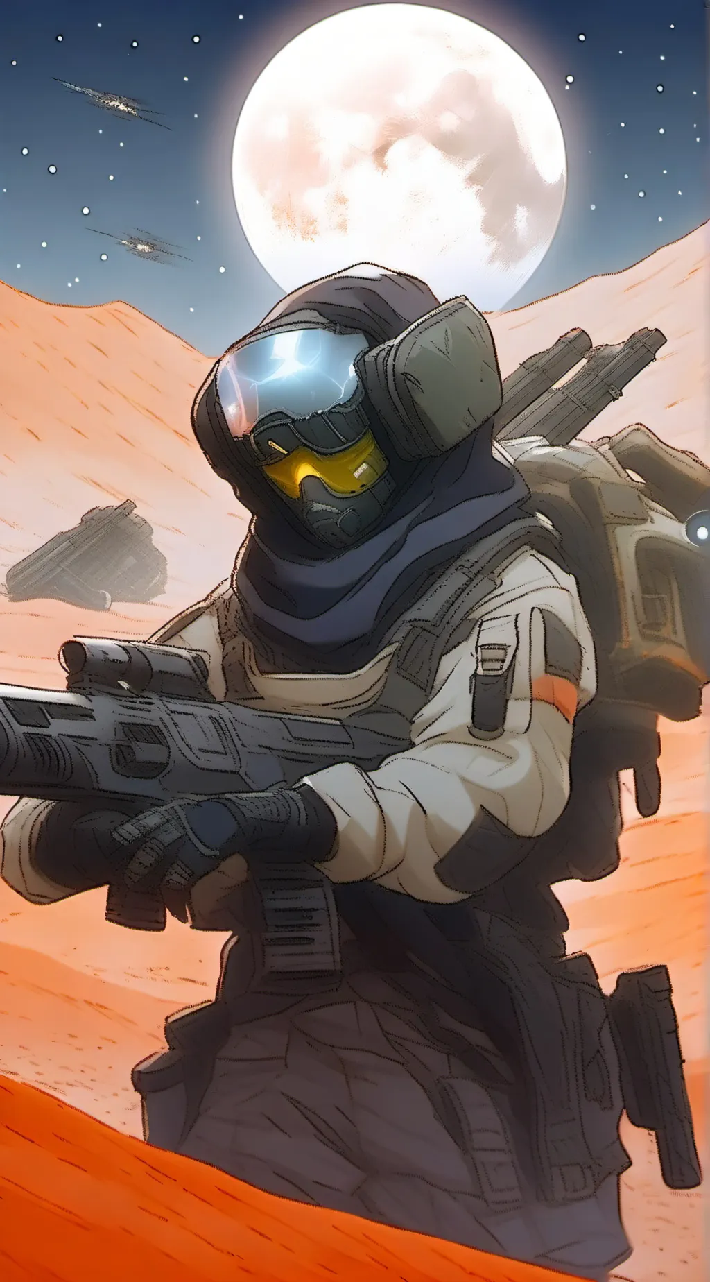 ai character: Aria  background