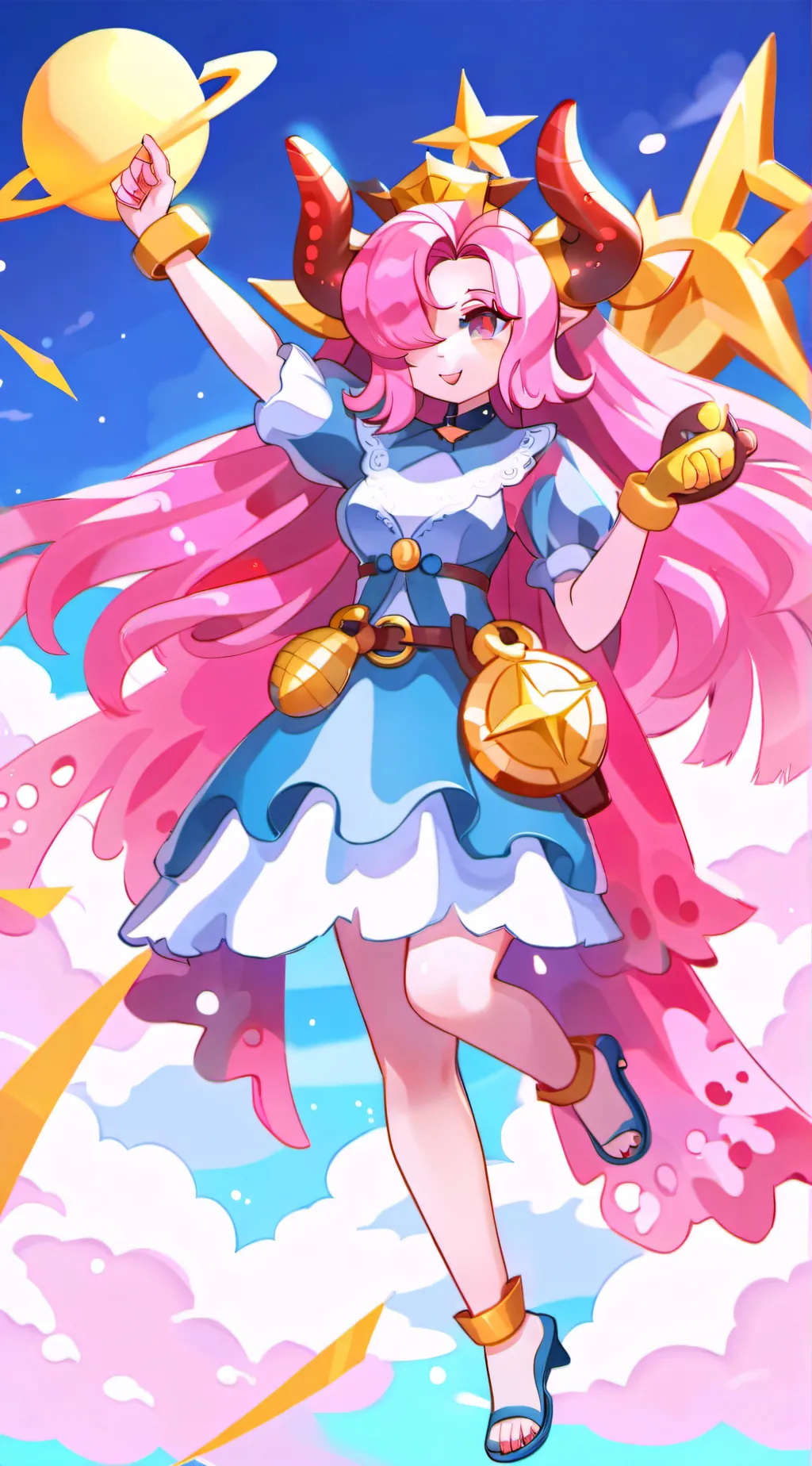 ai character: Luna background