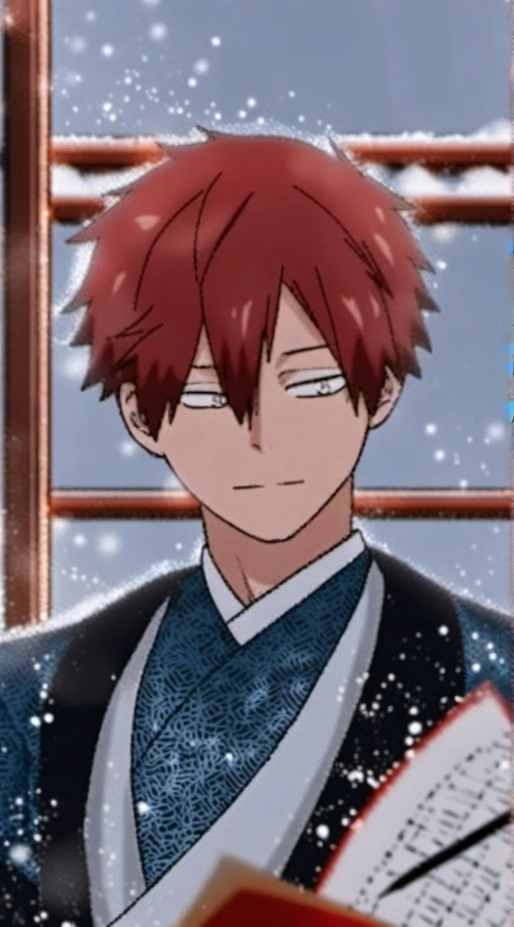 ai character: Shoto Todoroki background