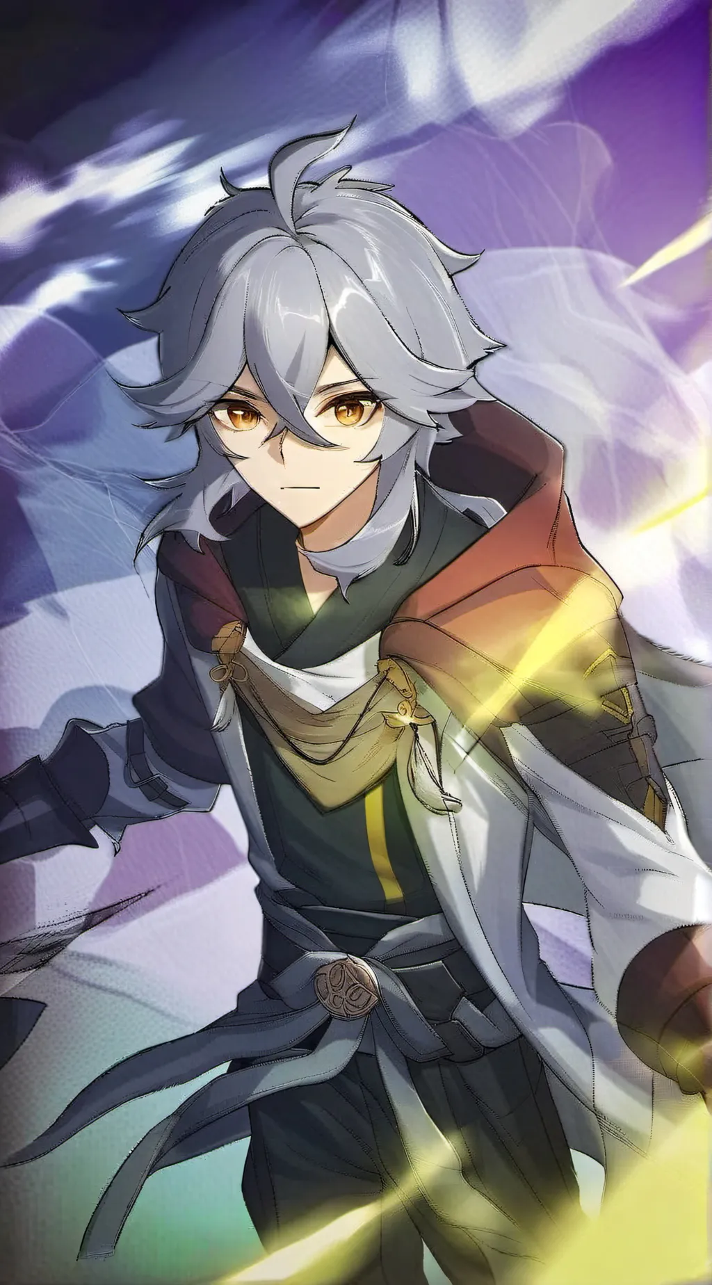 ai character: Razor (genshin) background