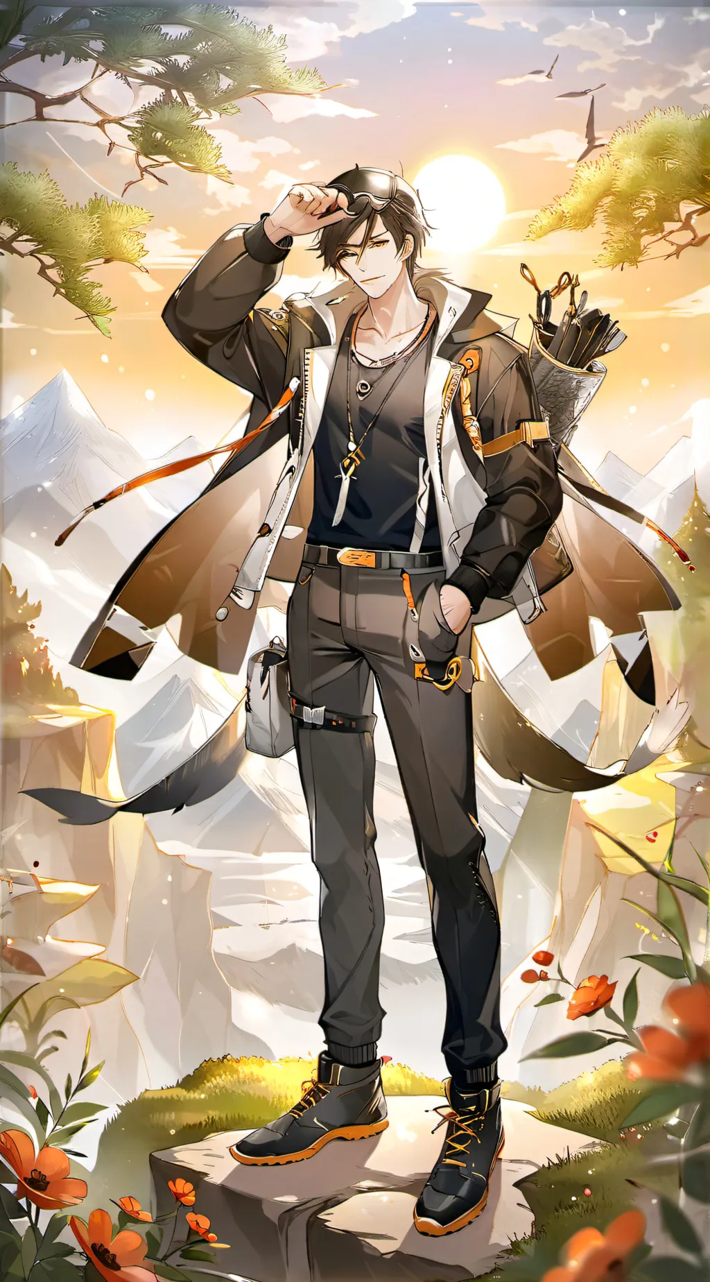 ai character: Evan background