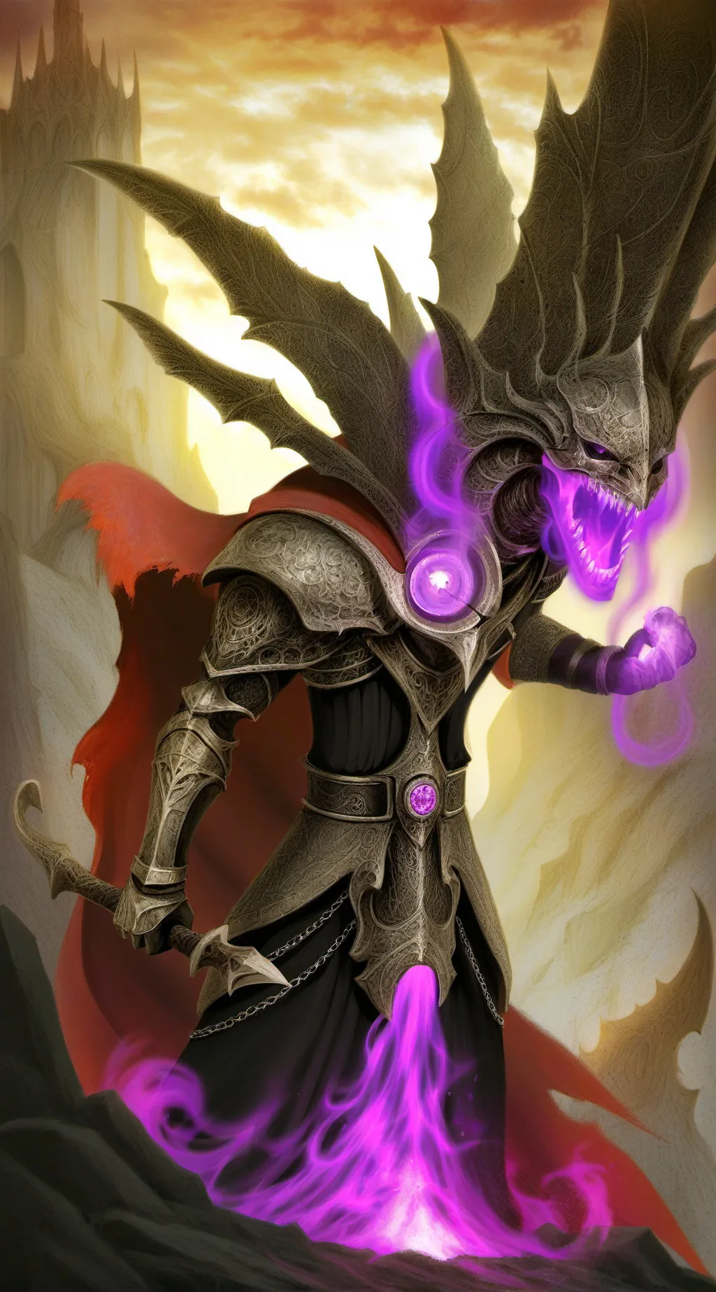 ai character: demonio background