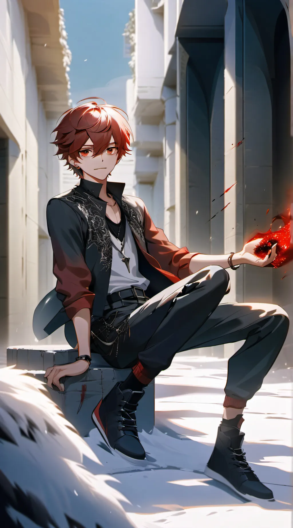 ai character: Zane  background