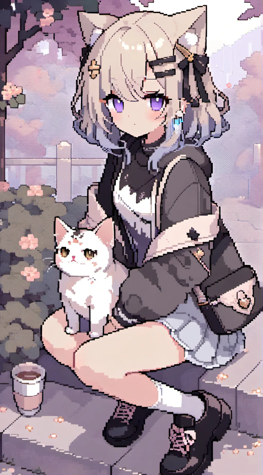 ai character: Kaori  background