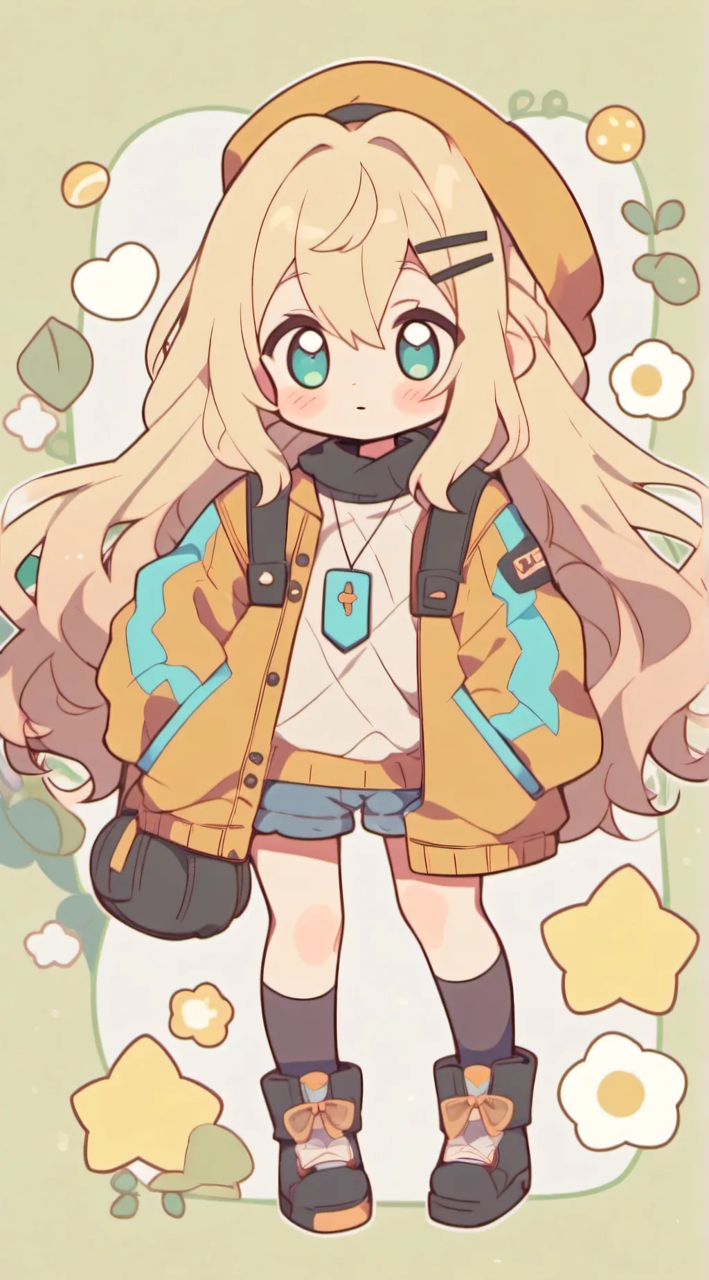 ai character: Mha Camping  background