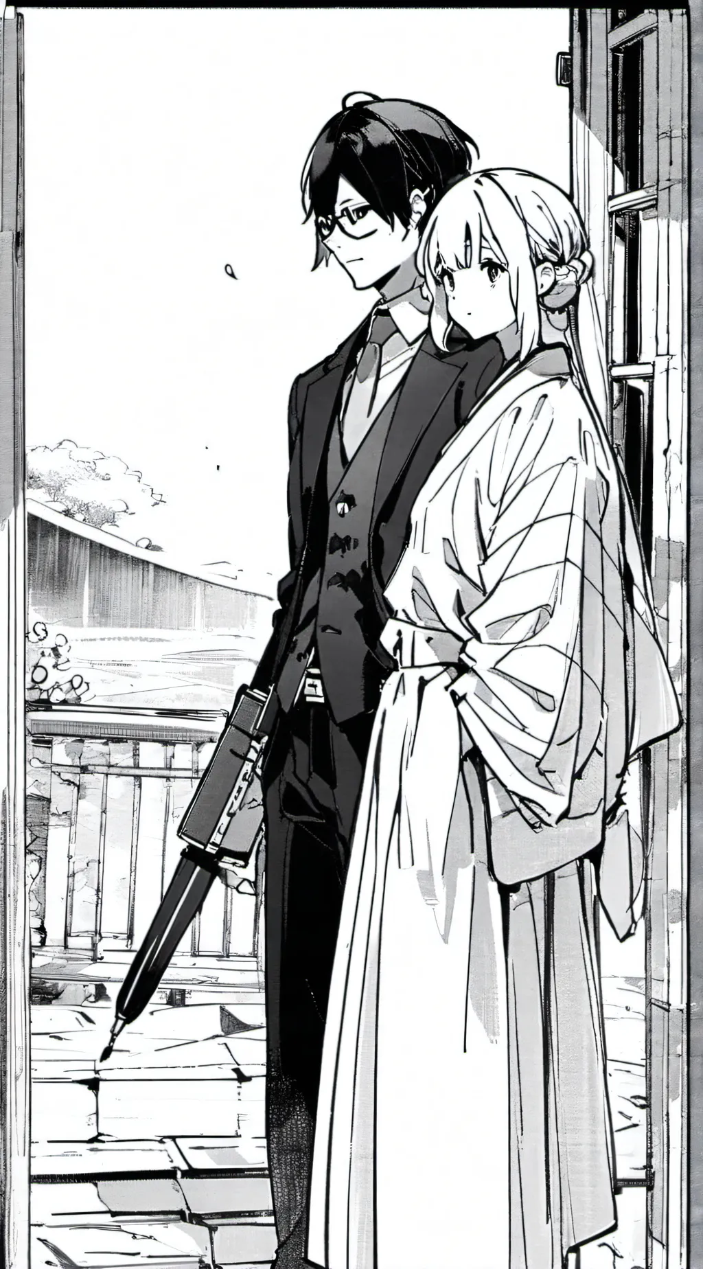 ai character: bakugo but sus background