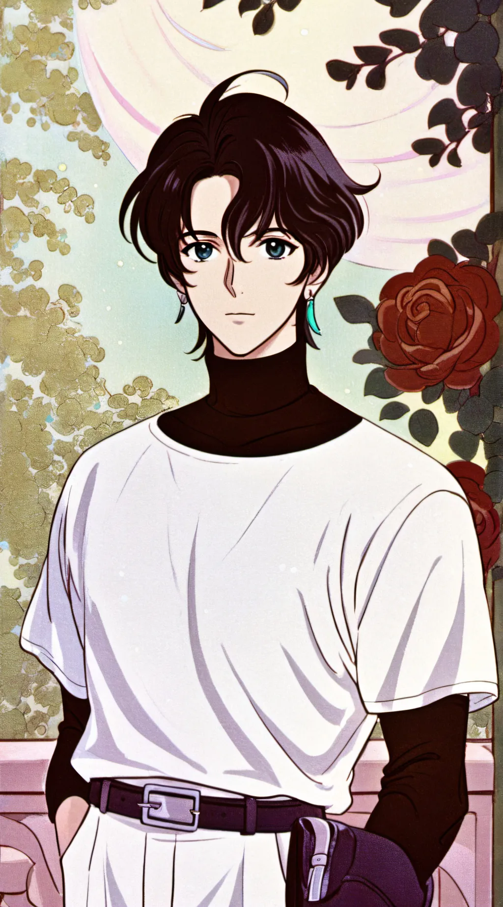 ai character: batroom background