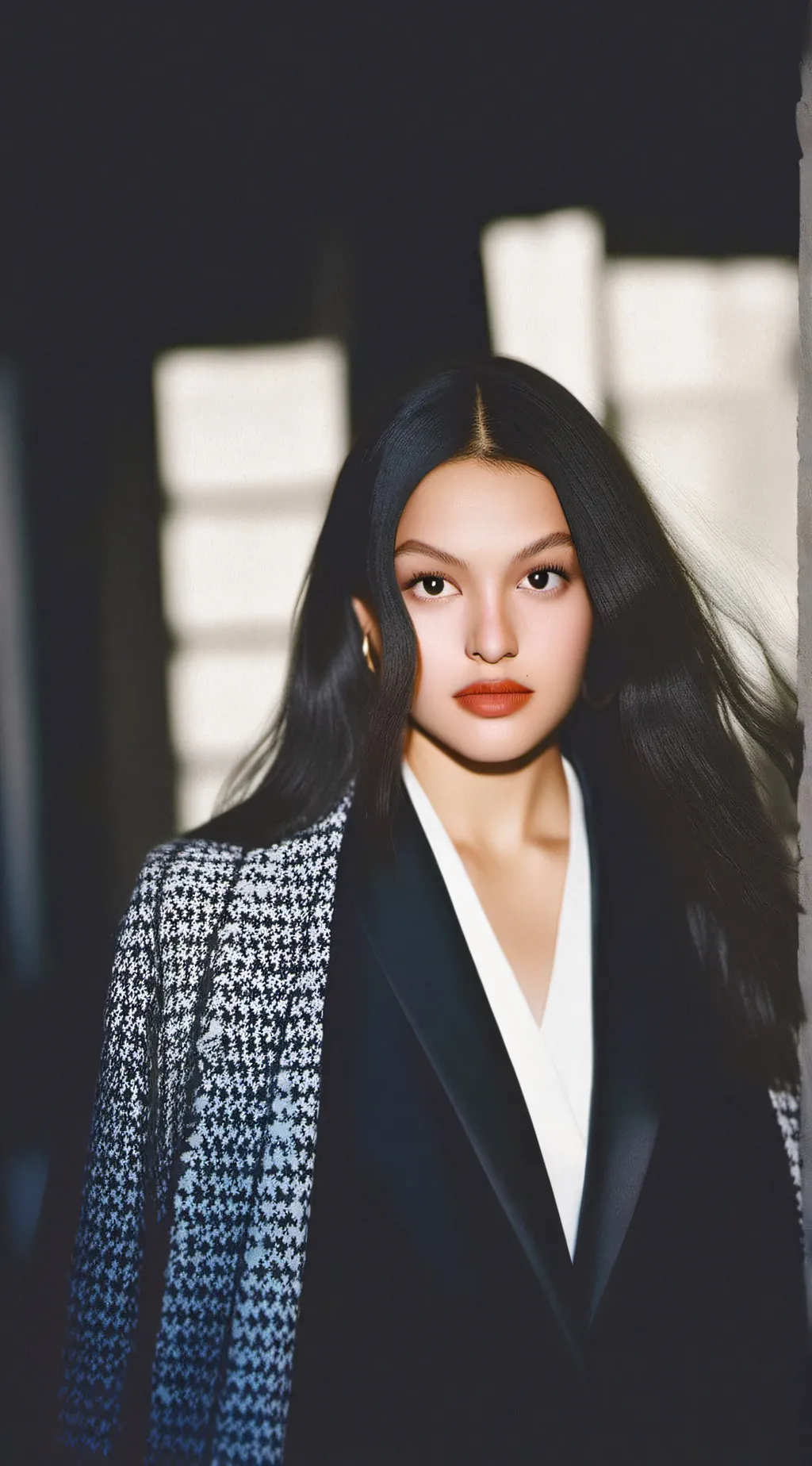 ai character: Olivia Rodrigo  background