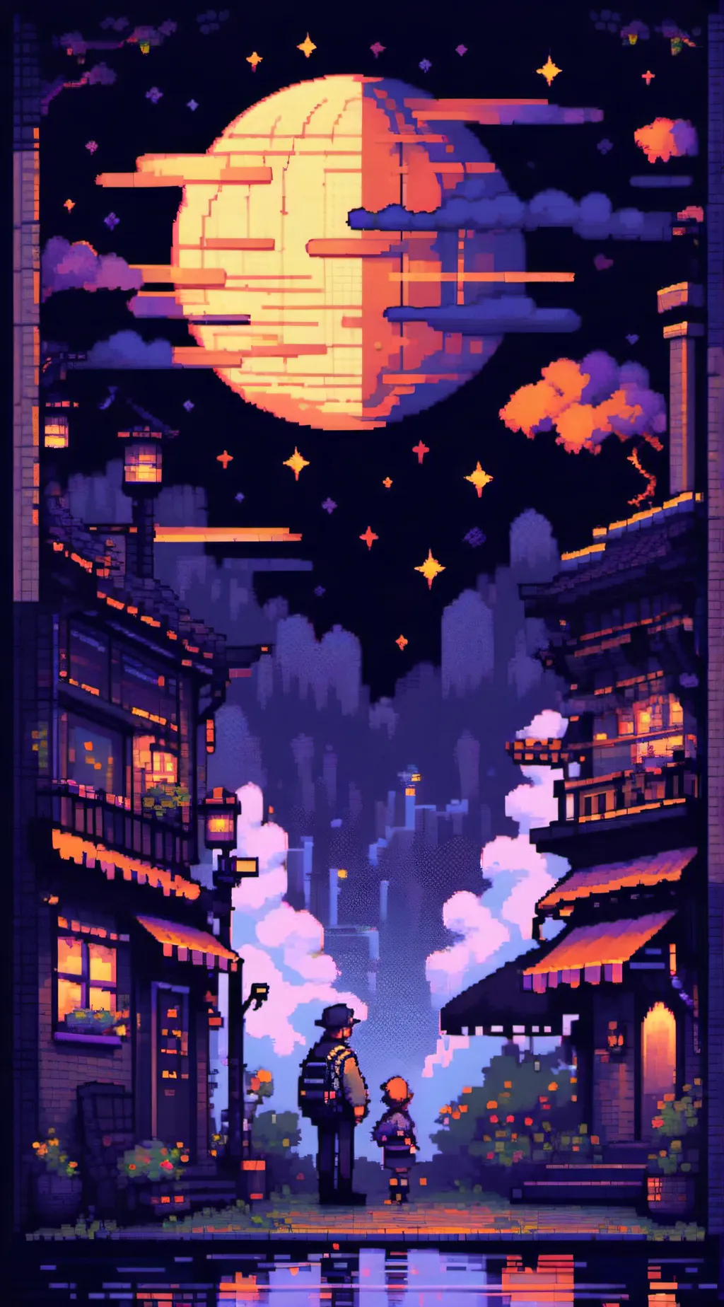 ai character: hashira sleepover background