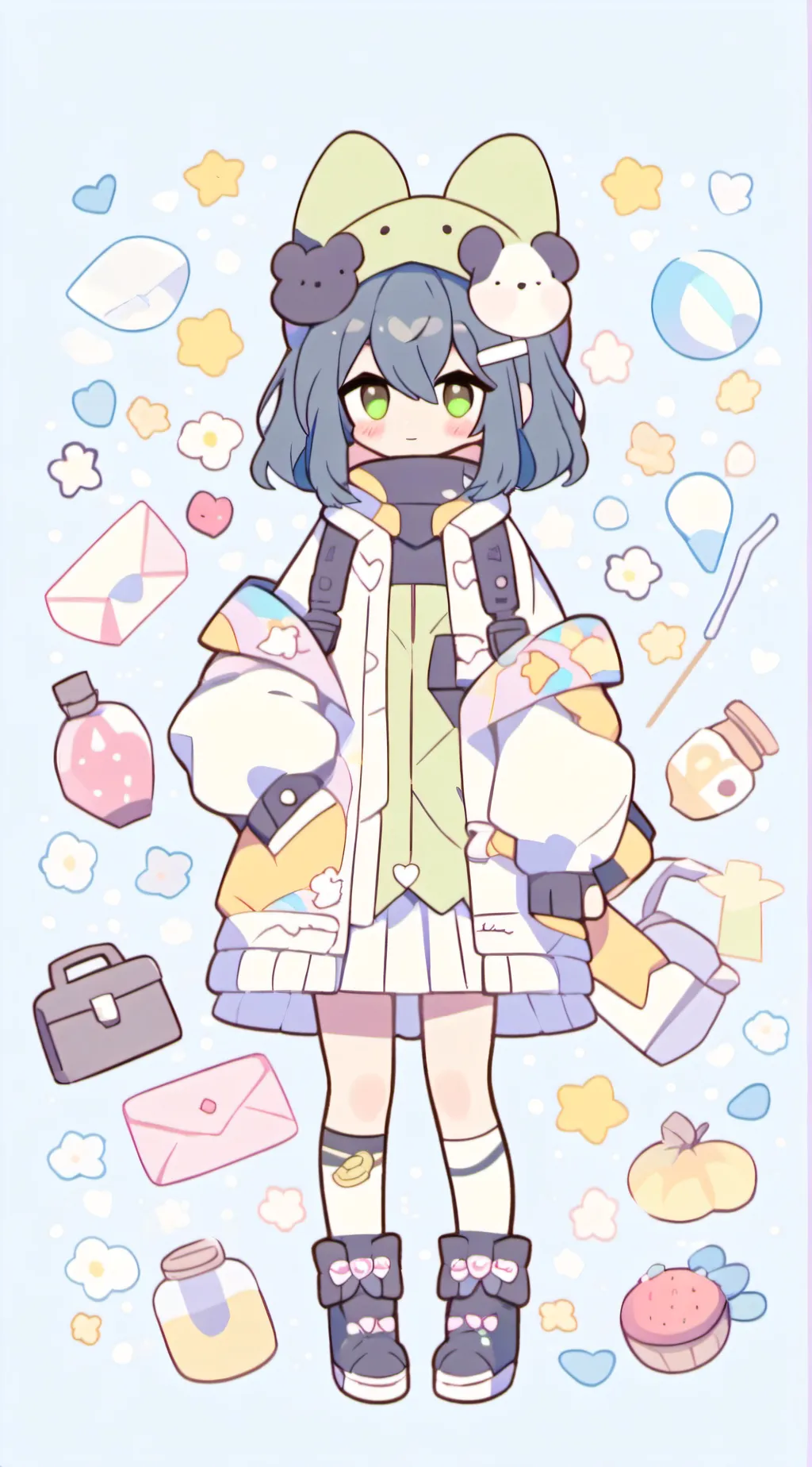 ai character: Demon slayer background