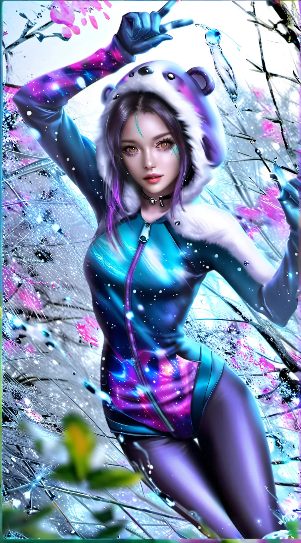 ai character: crazy onesie fan background