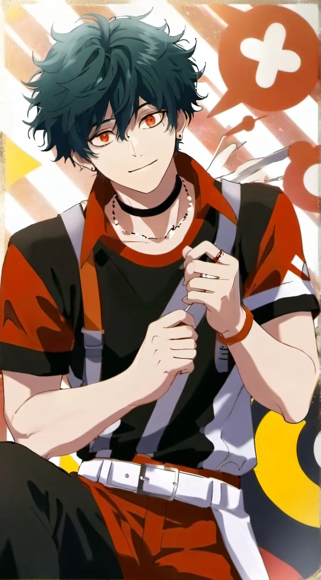 ai character: deku background