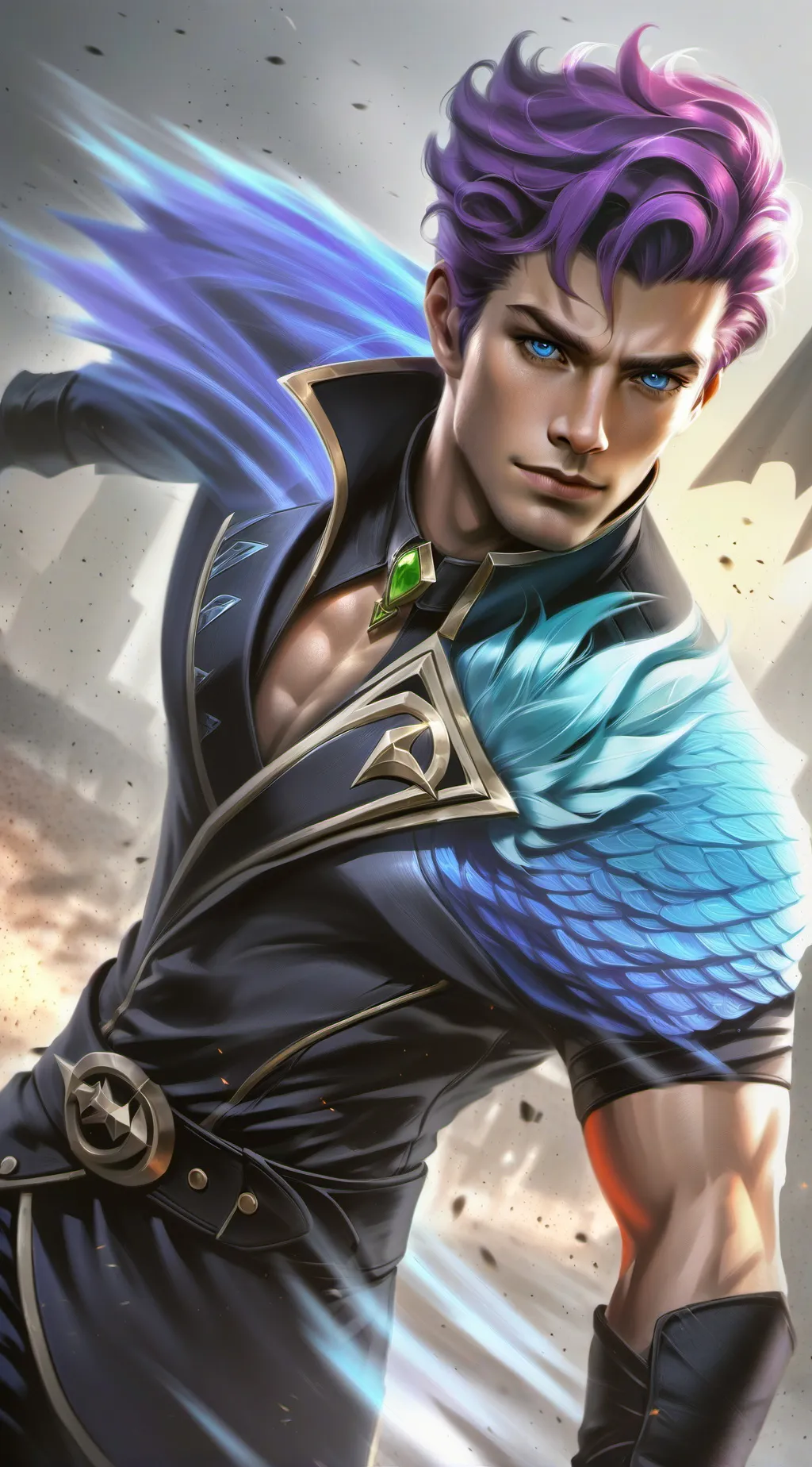 ai character: Asher background