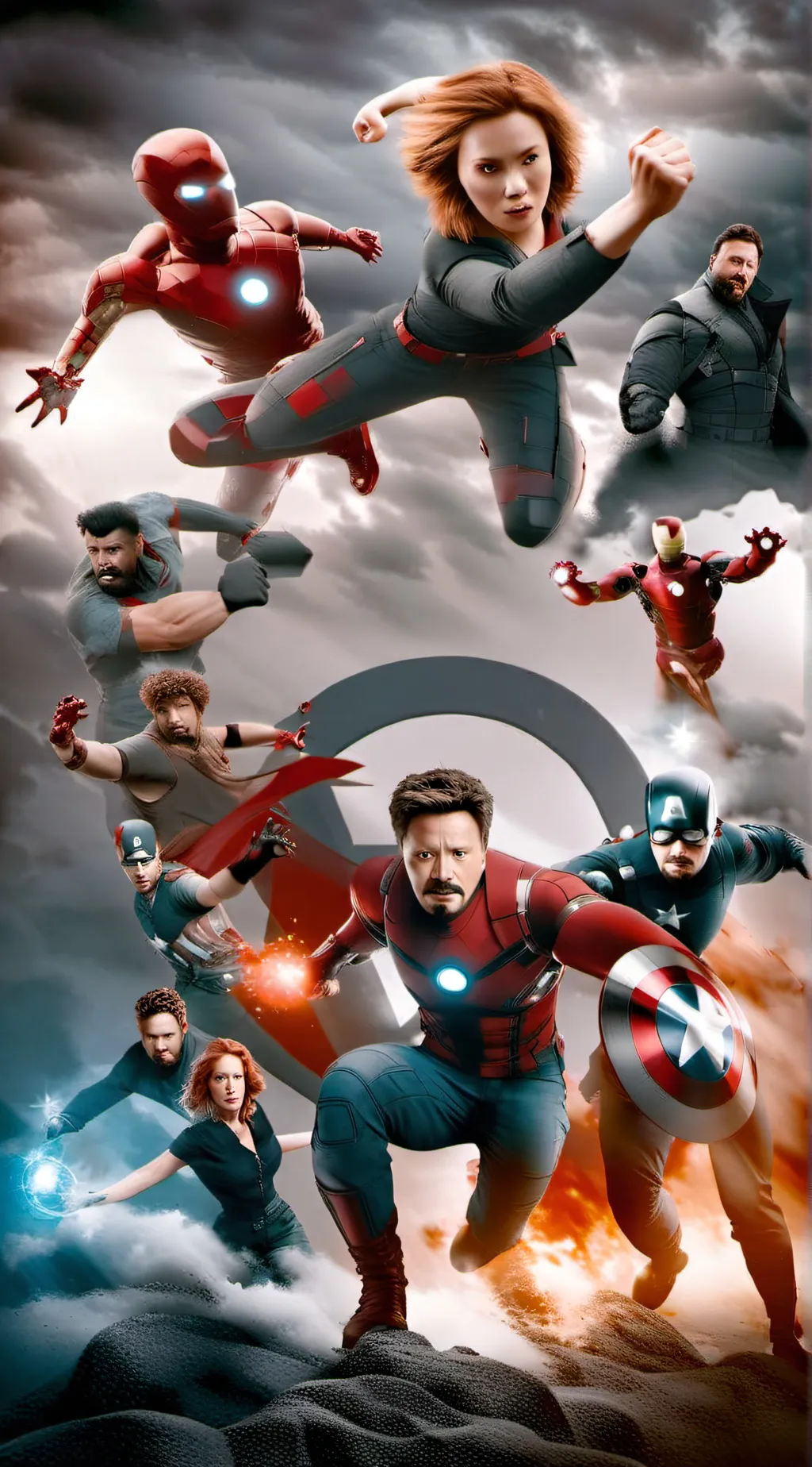 ai character: The avengers background