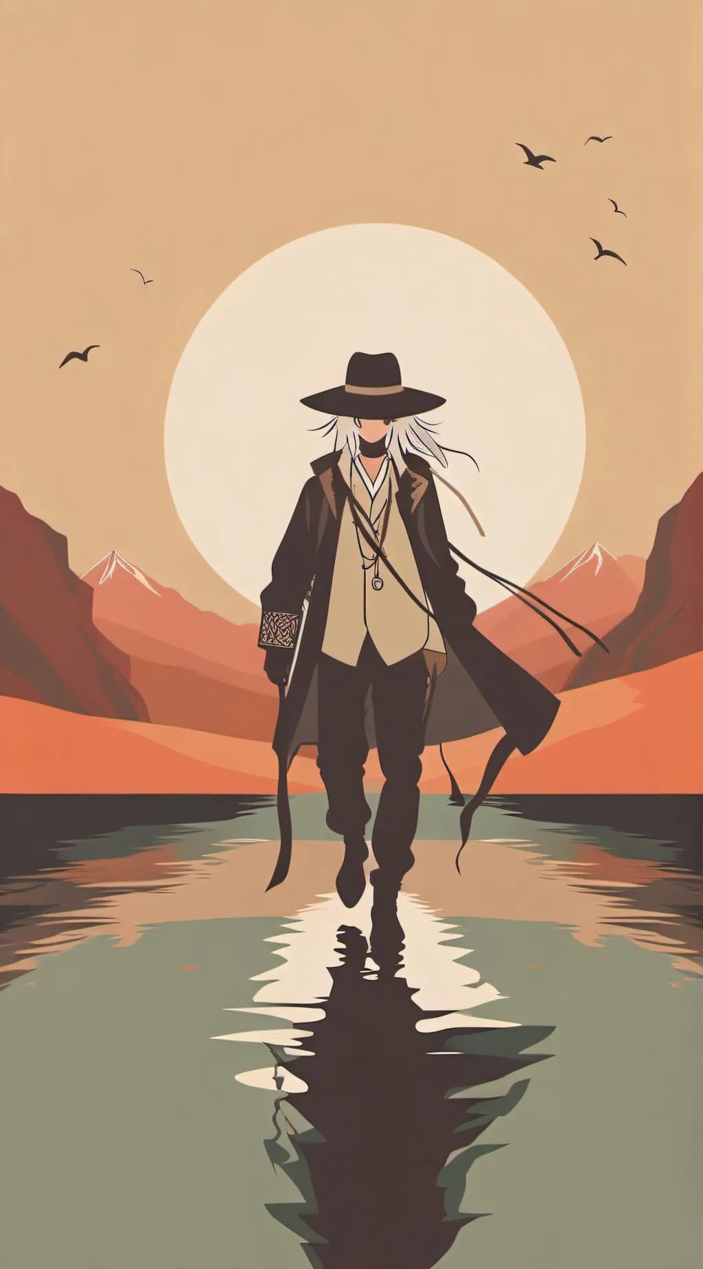 ai character: HAPPY  background