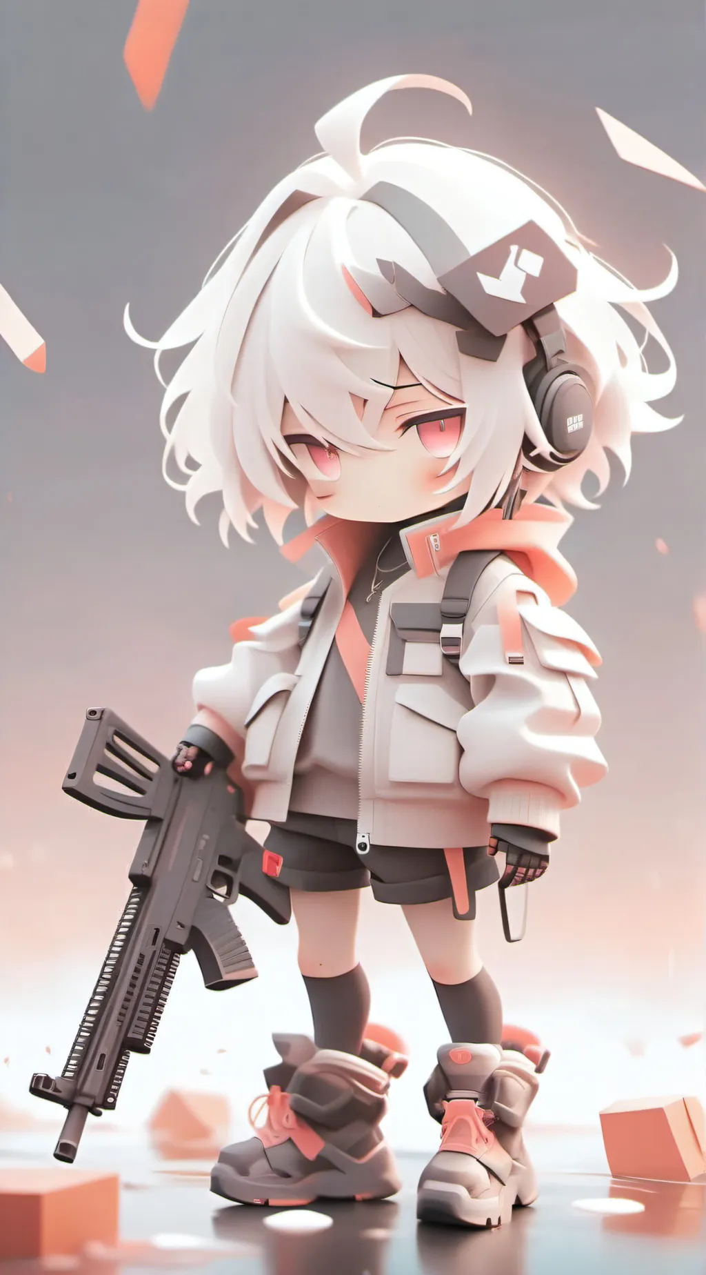 ai character: Uzi background