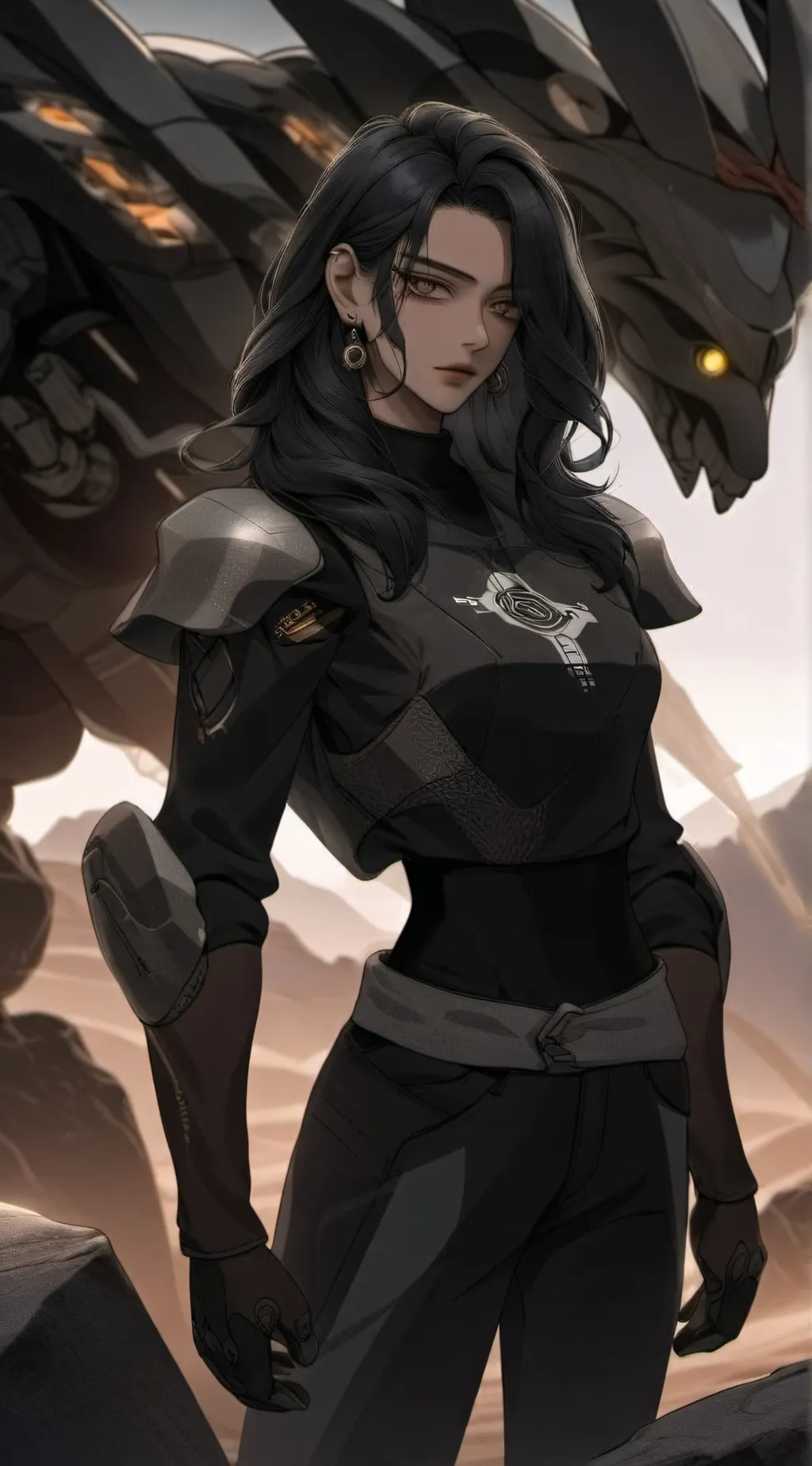 ai character: Andrea  background