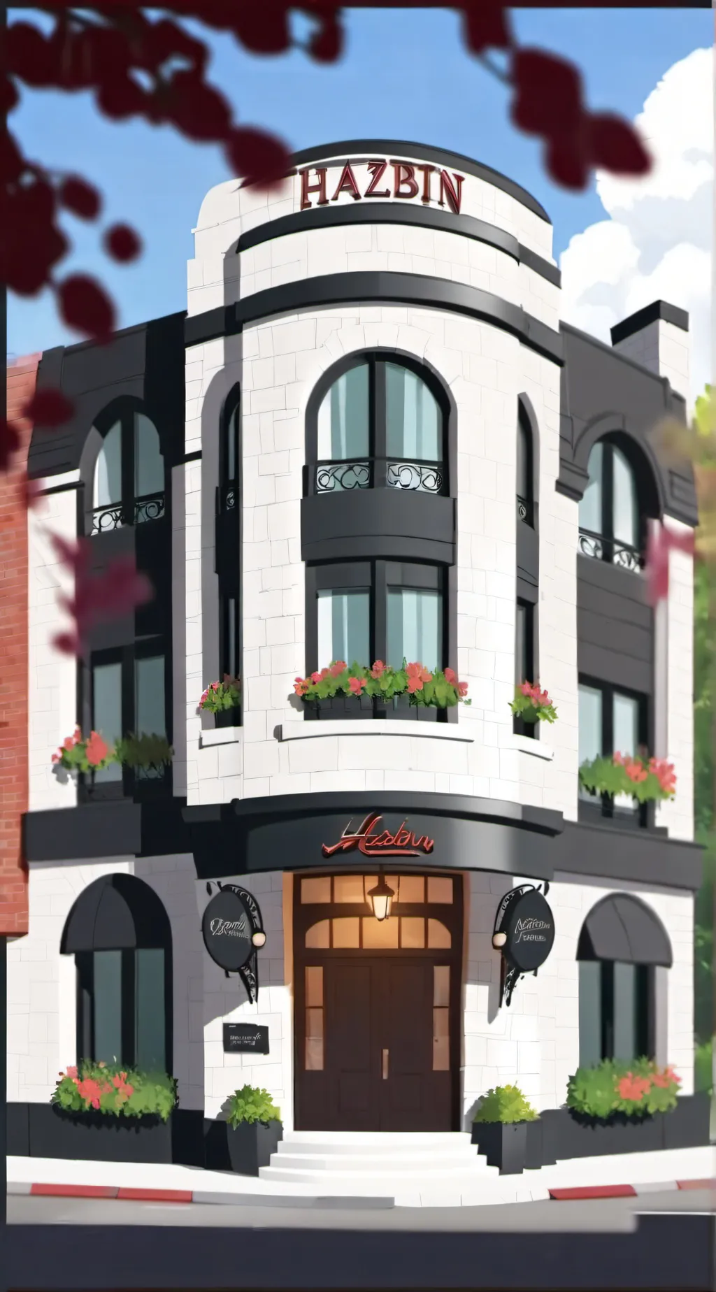 ai character: Hazbin Hotel background