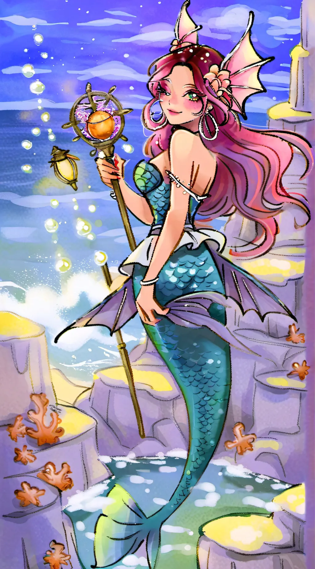 ai character: Marina background