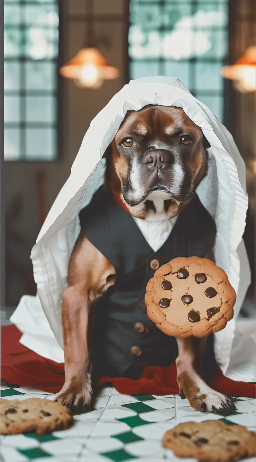 ai character: Cookie ￼ background