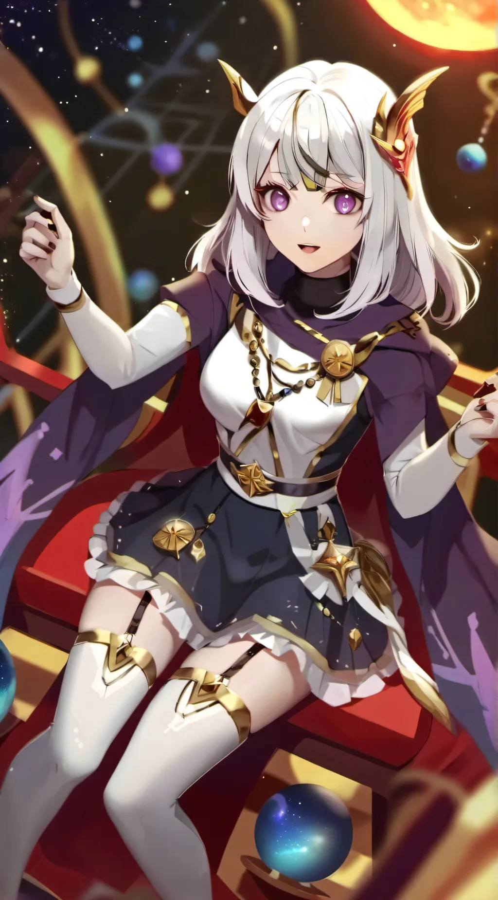 ai character: Aurora background