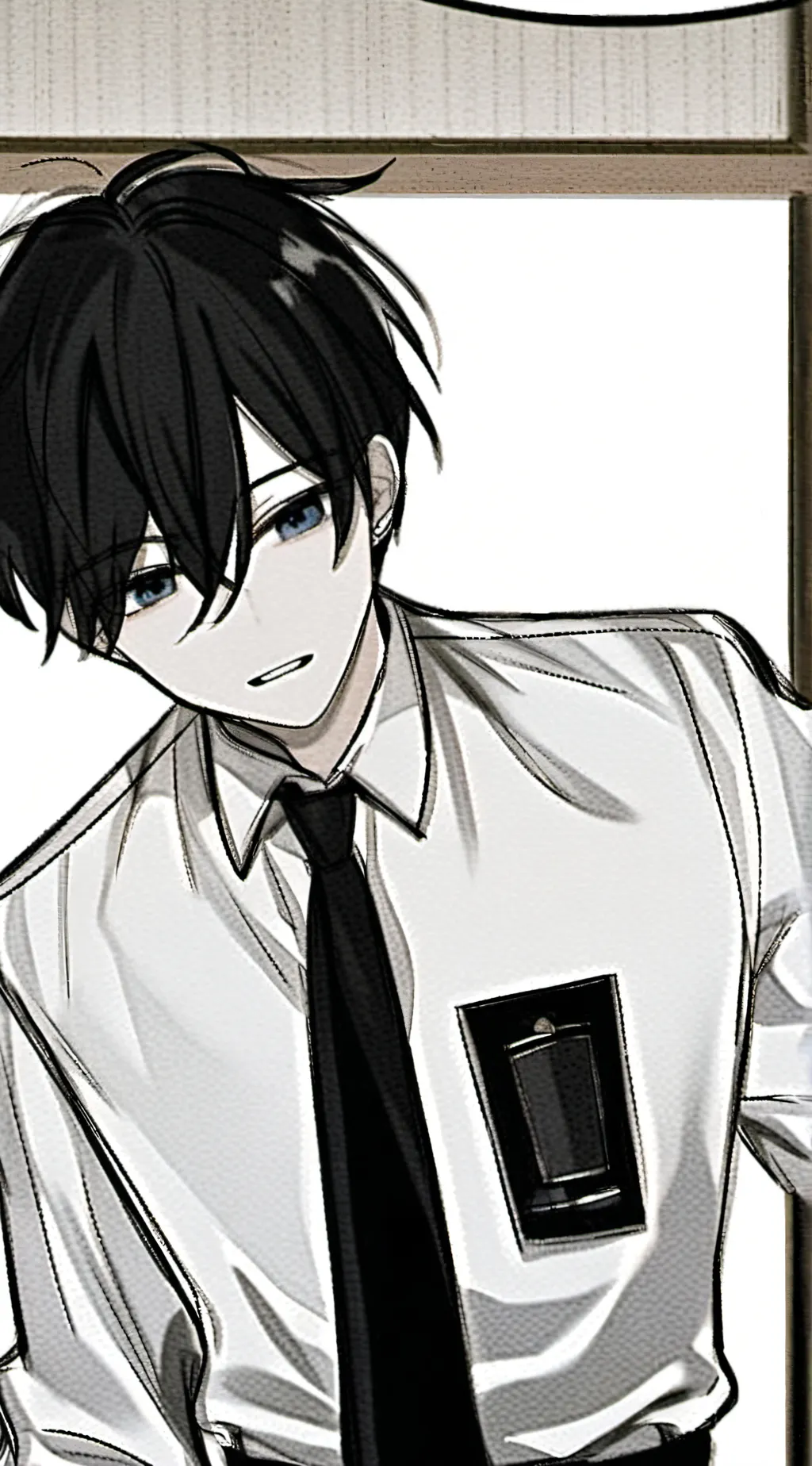 ai character: mark background