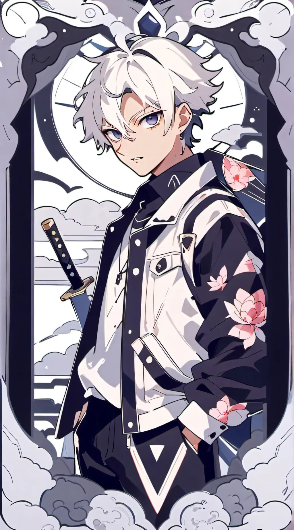 ai character: Sanemi <3🍃 background