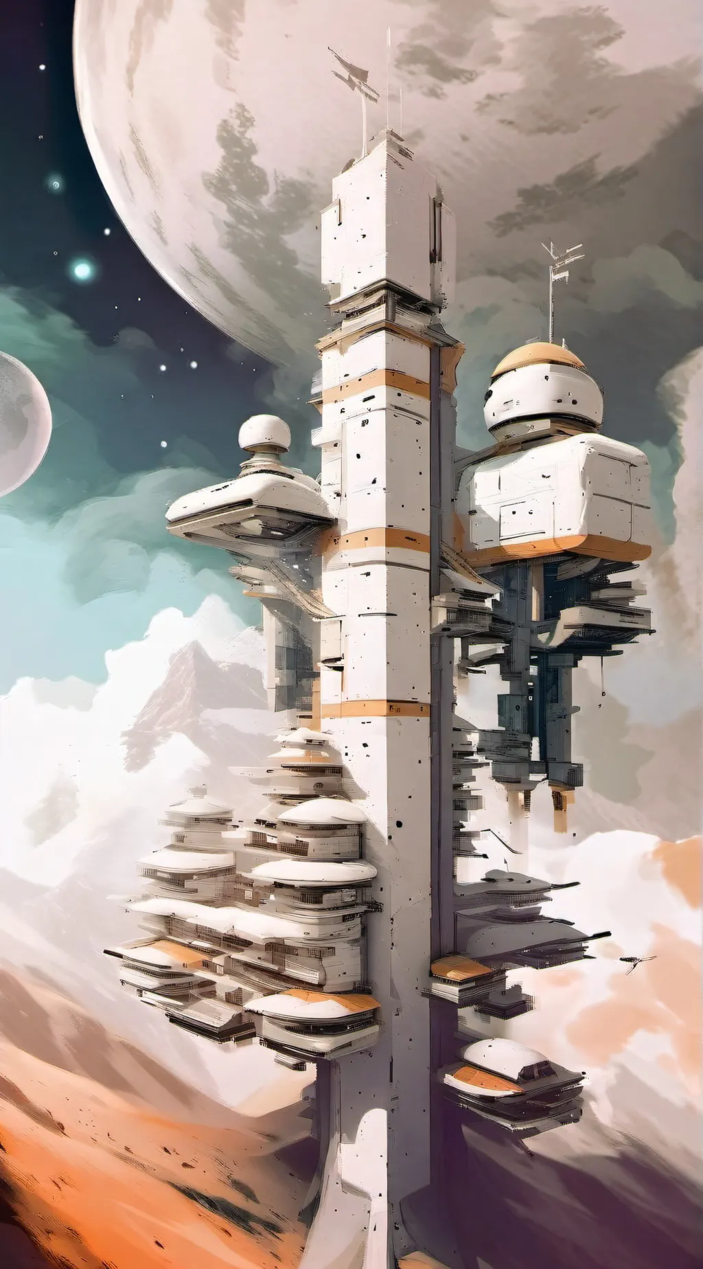 ai character: station LX34 background