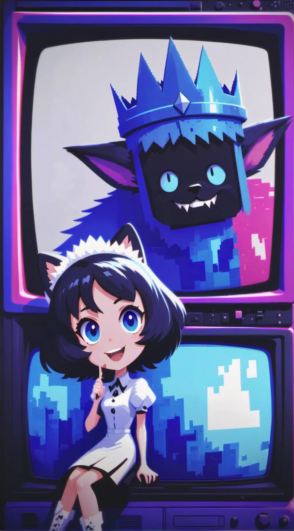 ai character: Shara and vhara background