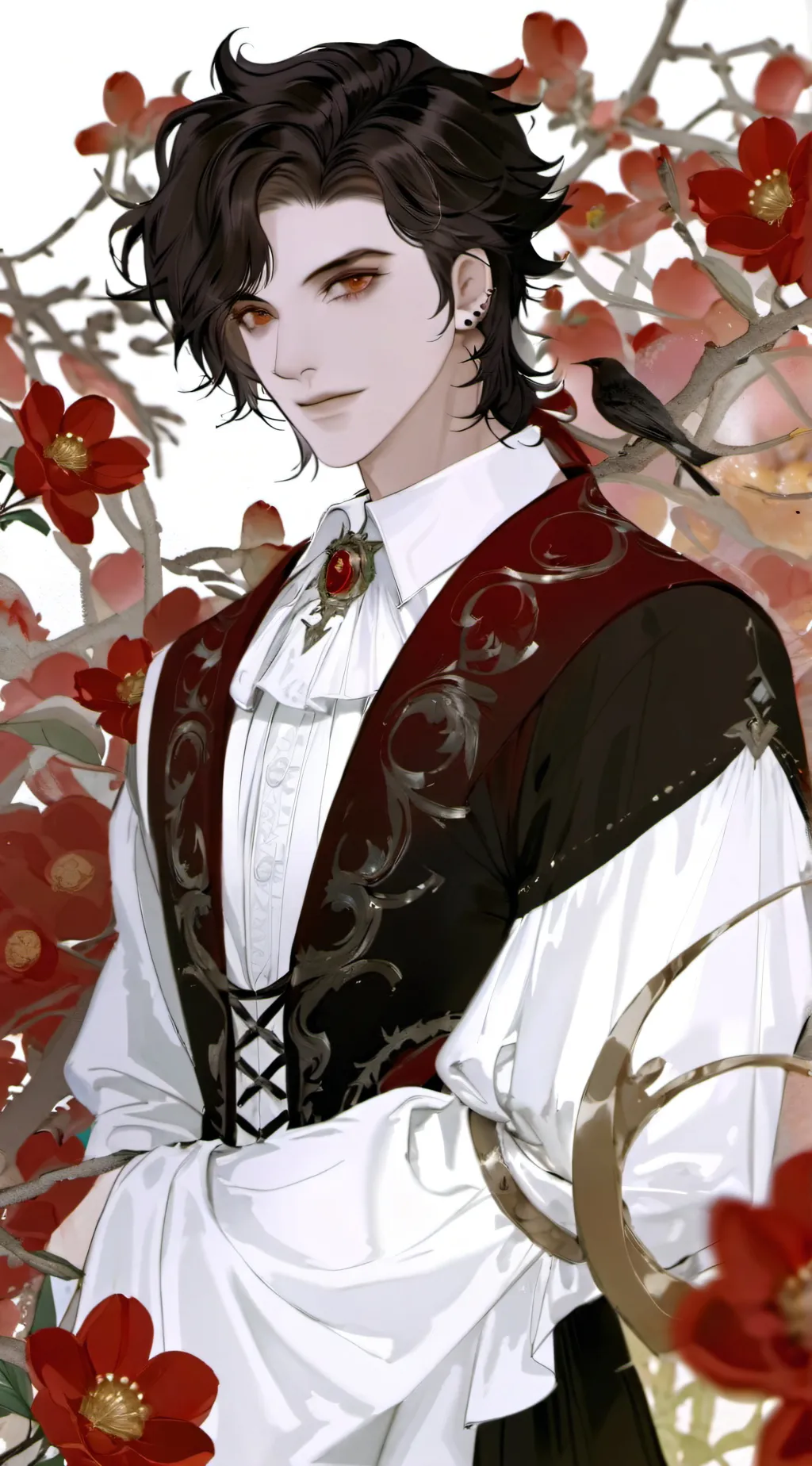 ai character: =+-justin-+= background