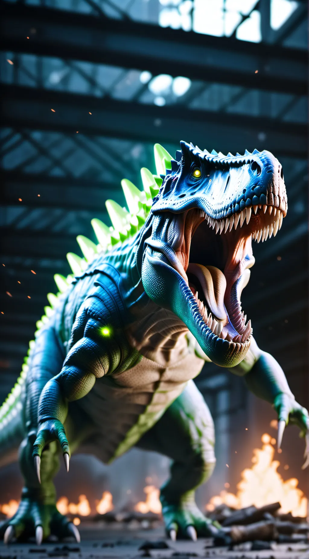 ai character: acizilla background