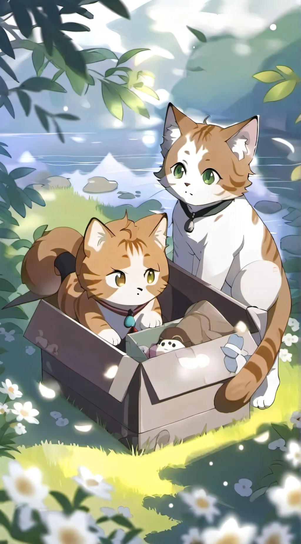 ai character: Gingerbread  background