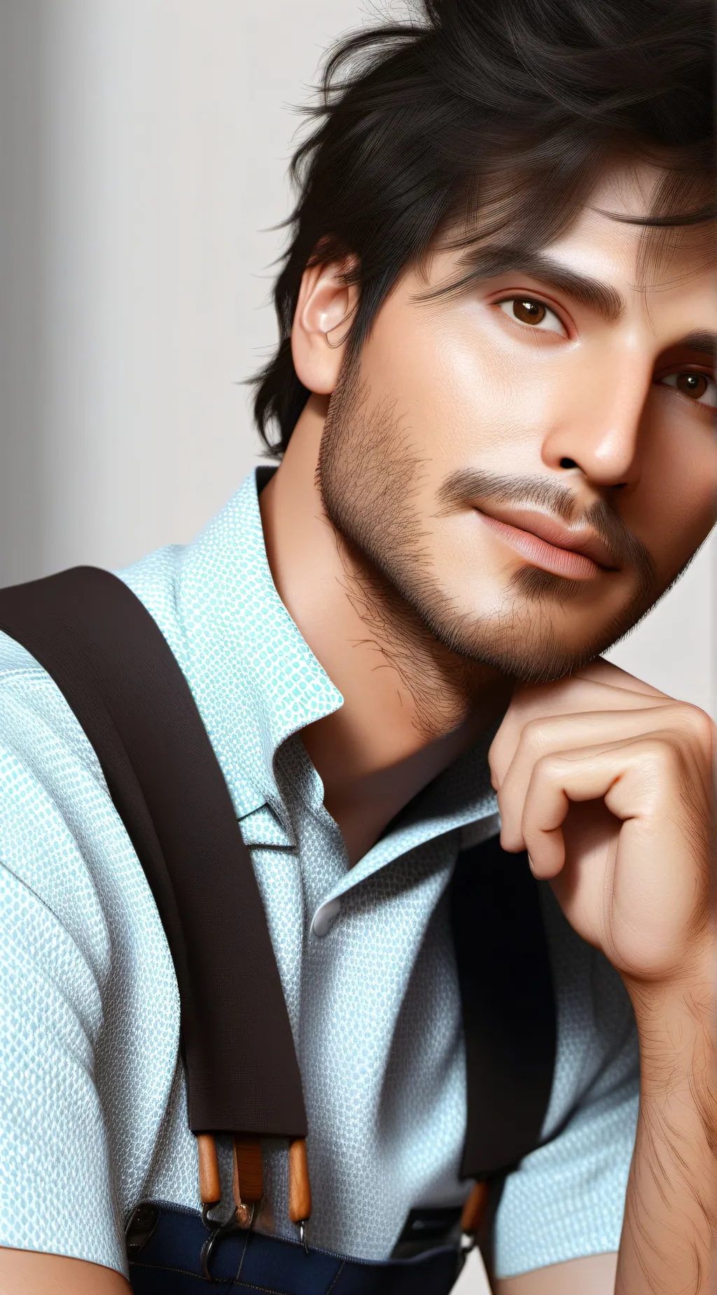 ai character: Daryl  background