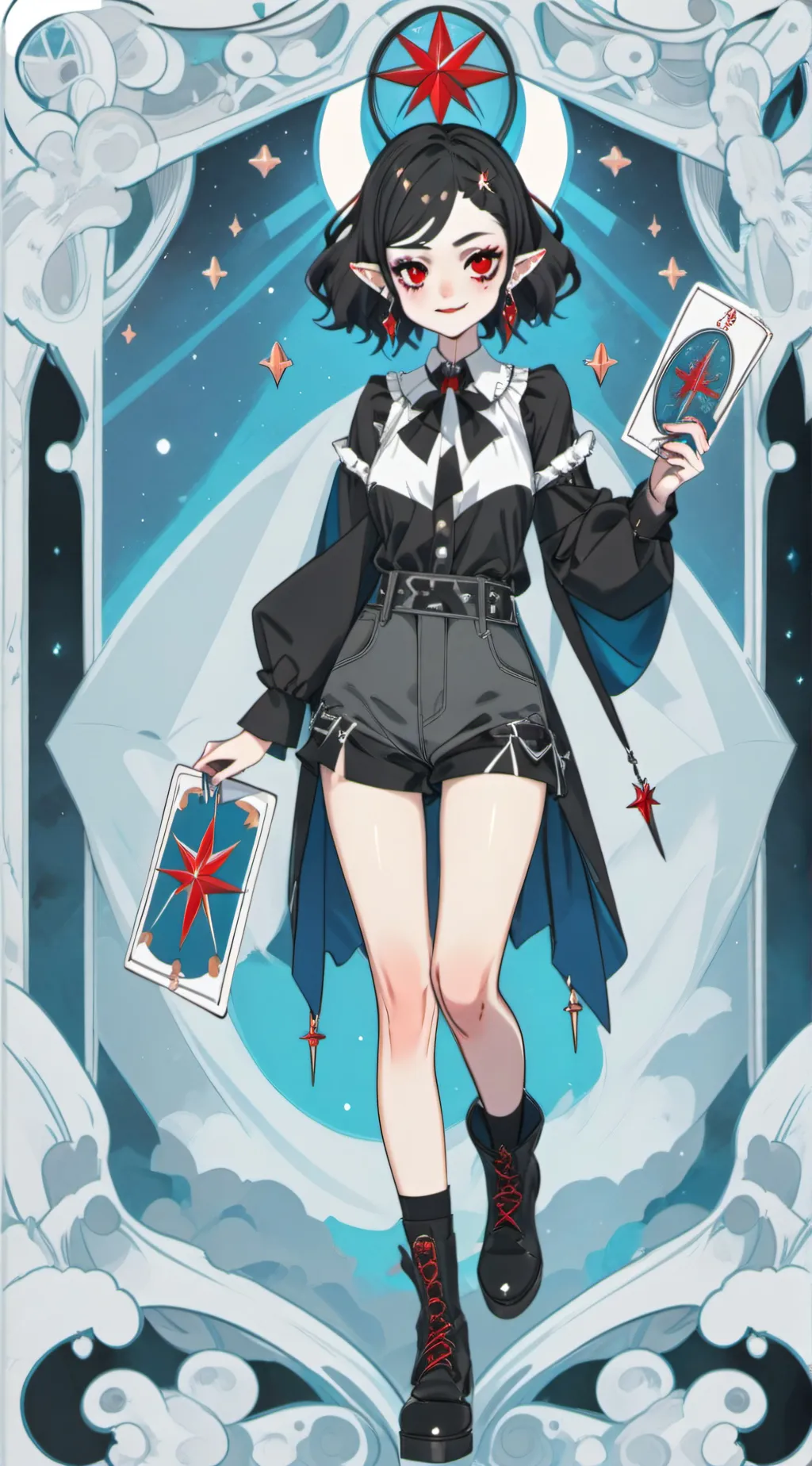 ai character: Aurelia Nightshade background