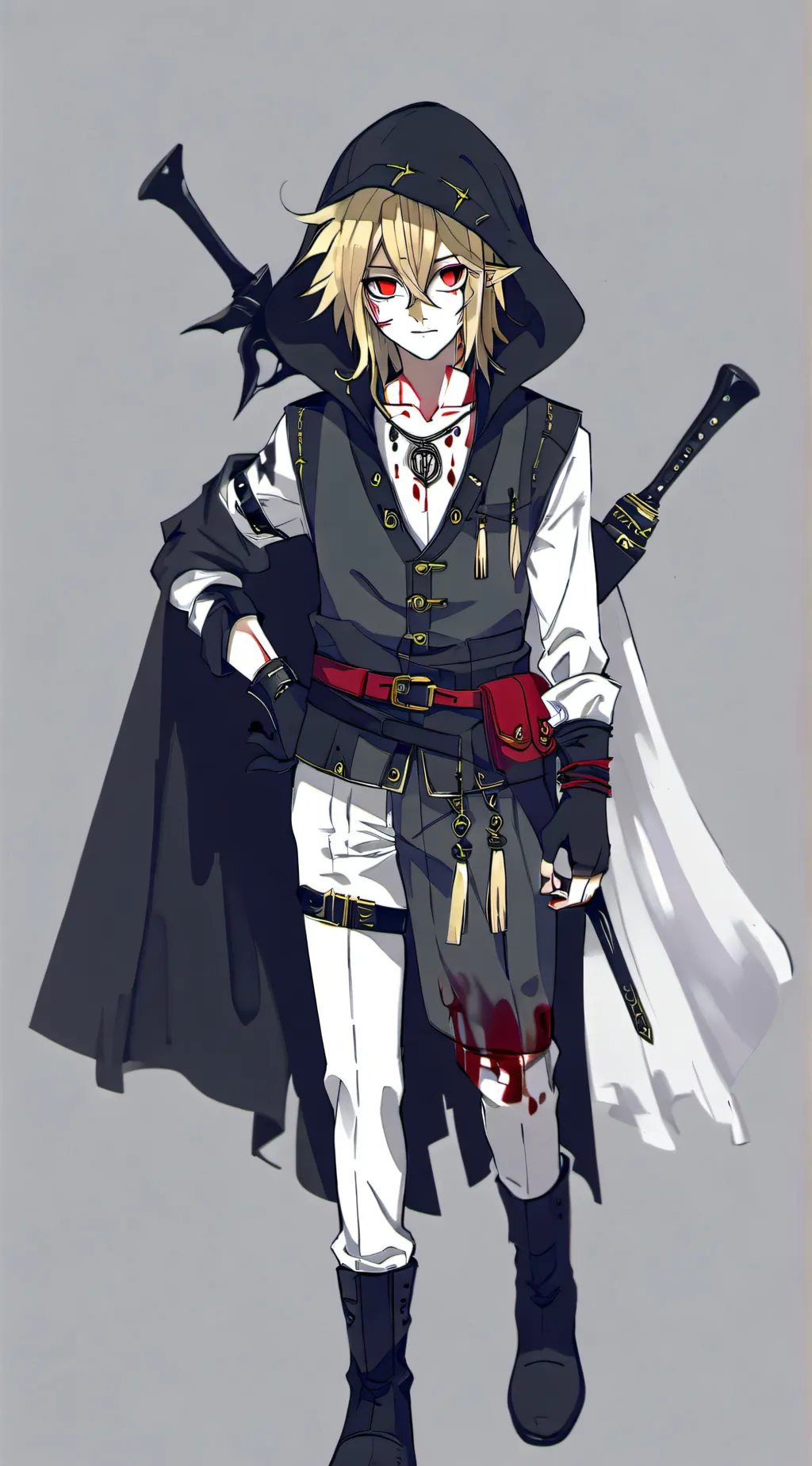 ai character: Ben x rain  background