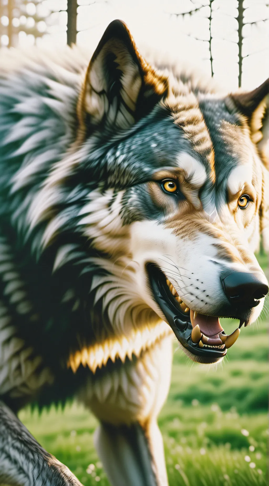 ai character: BE AN ALPHA background