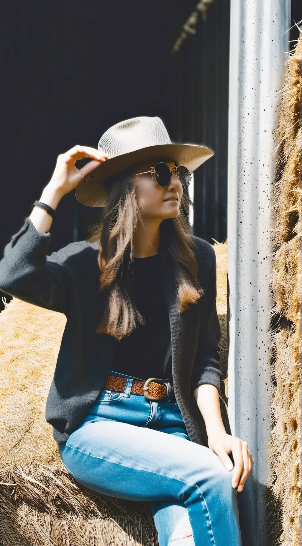 ai character: Kaley  background