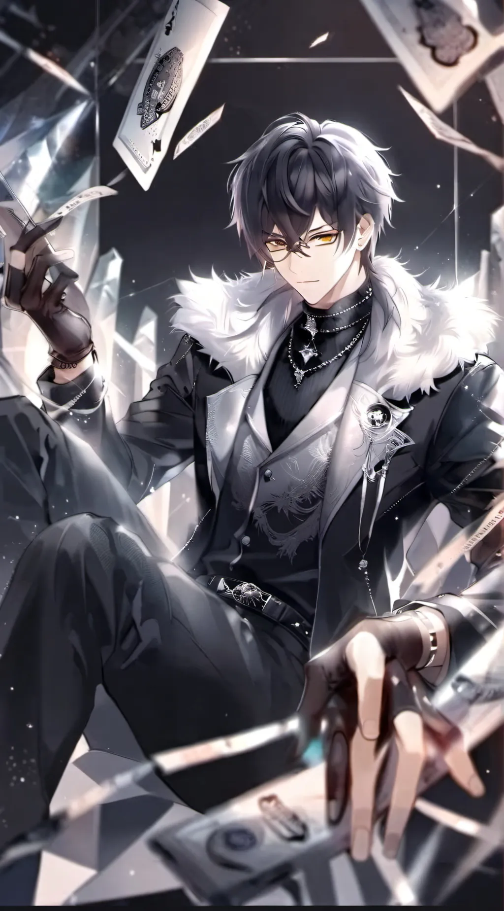 ai character: Theo background