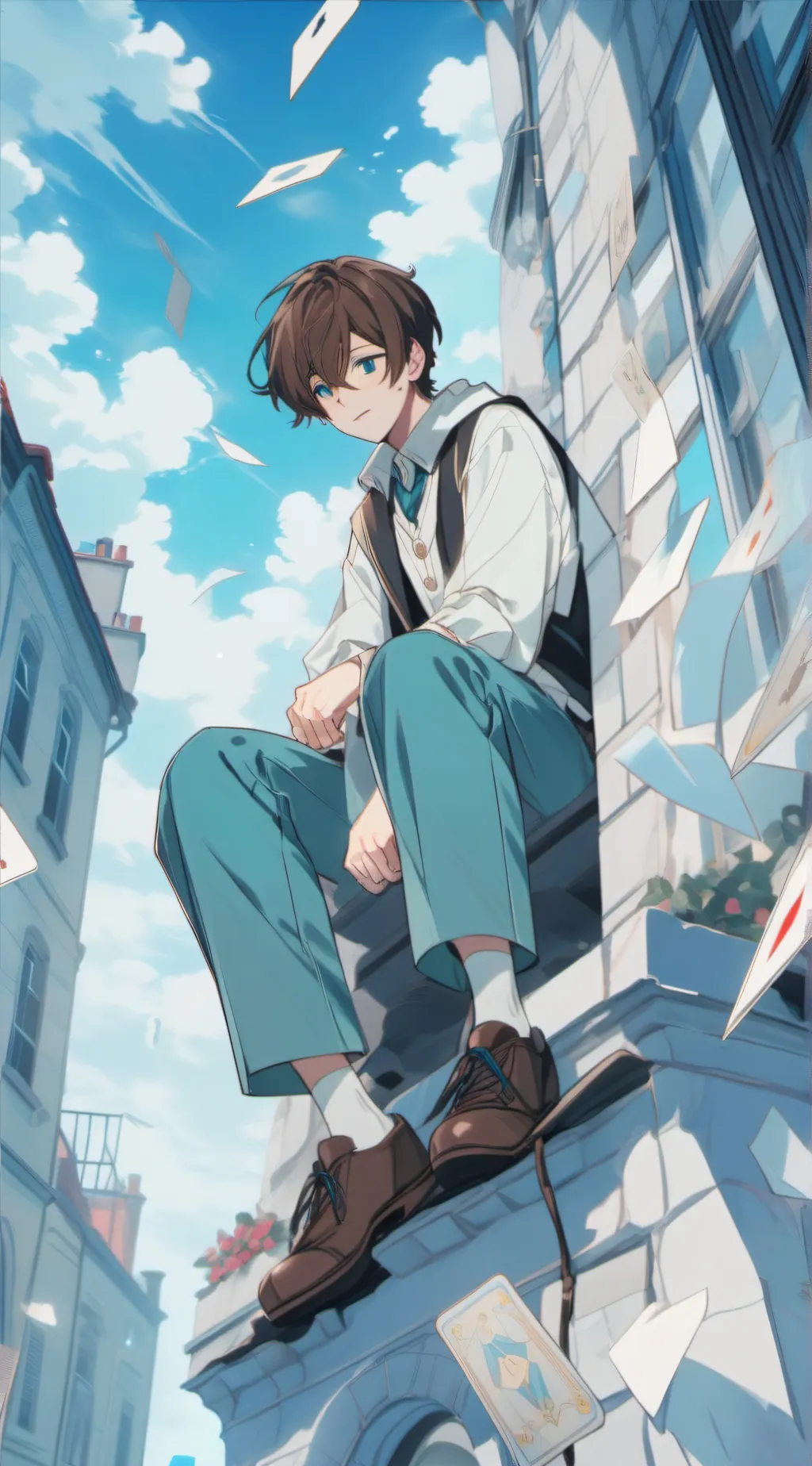 ai character: Asher  background