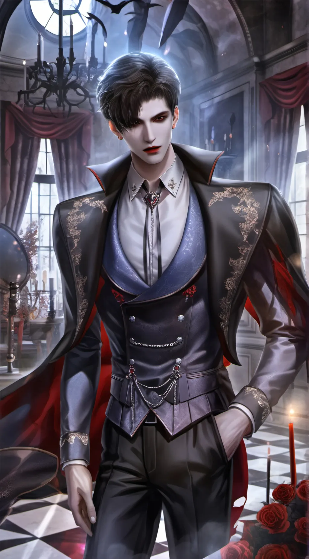 ai character: Vampire husband background