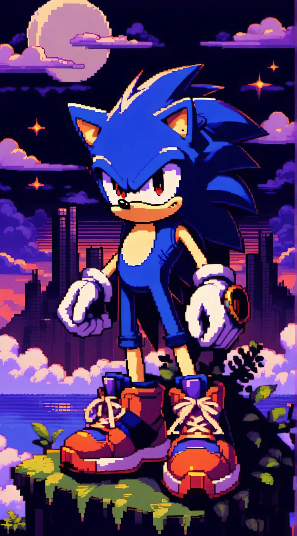 ai character: Sonic The Hedgehog background